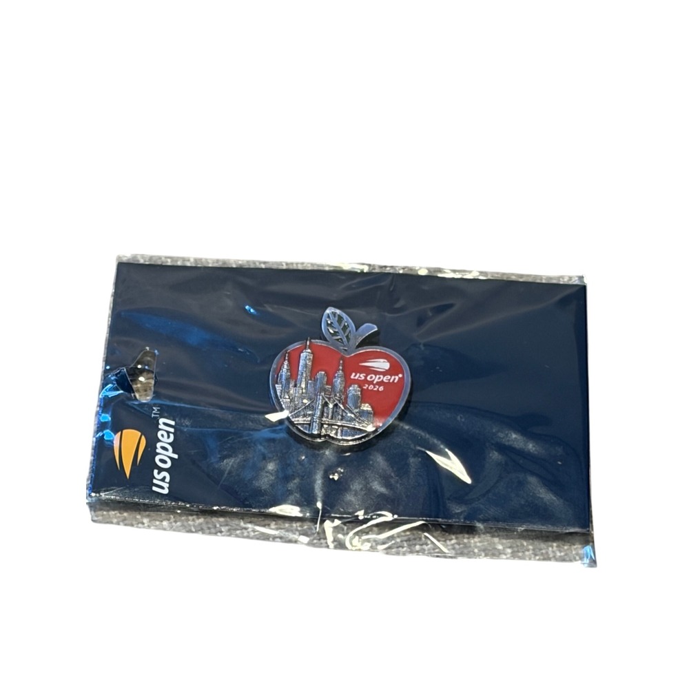 US Open 2026 Tennis Big Apple NYC Skyline Souvenir Lapel Pin New